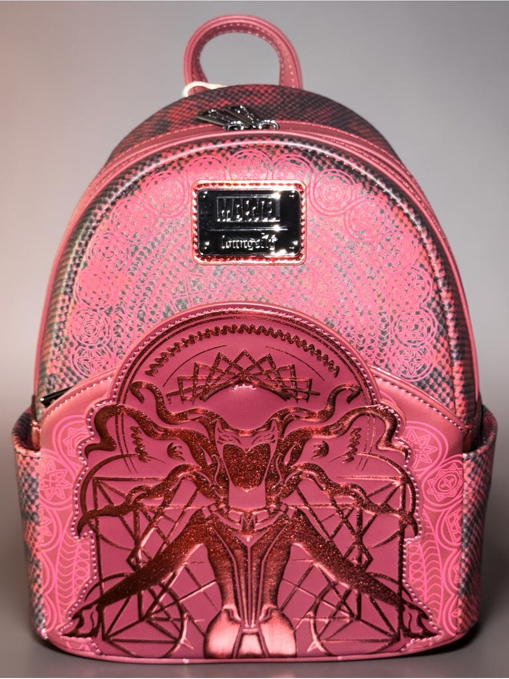 Loungefly Disney Parks Marvel Mystical Avenger Scarlet Witch Red Mini Backpack - Picture 1 of 4